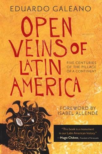 Book jacket: Open Veins of Latin America 