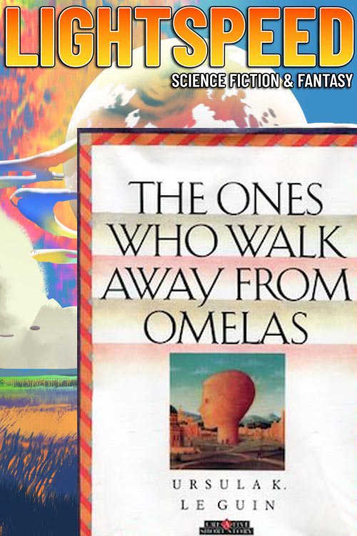 Book jacket: The Ones Who Stay and Fight and The Ones Who Walk Away from Omelas