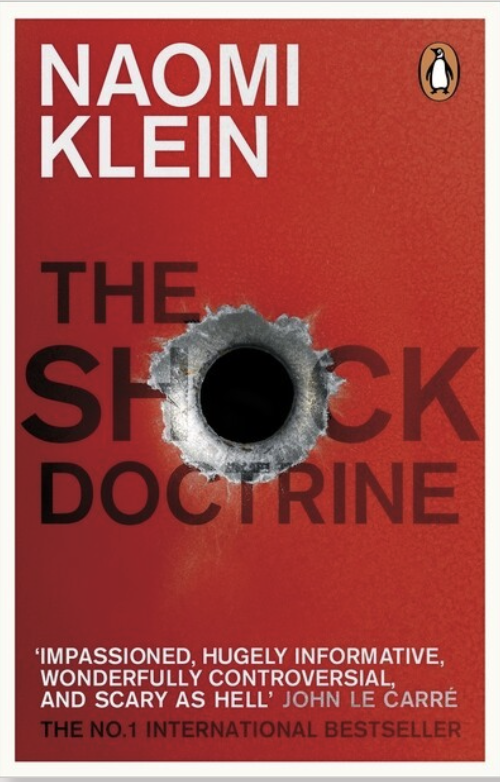 Book jacket: The Shock Doctrine